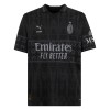 Maillot de Supporter AC Milan Christian Pulisic 11 Quatrième 2023-24 Noire Pour Homme